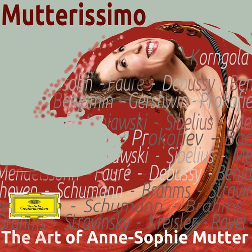 Illustrate the cover for Anne Sophie Mutter’s new album Design by elizabethgw