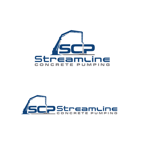 Elegant, Playful, Construction Logo Design for Would Like SCP and Southern  Concrete Pumping displayed by Mk Creative 2