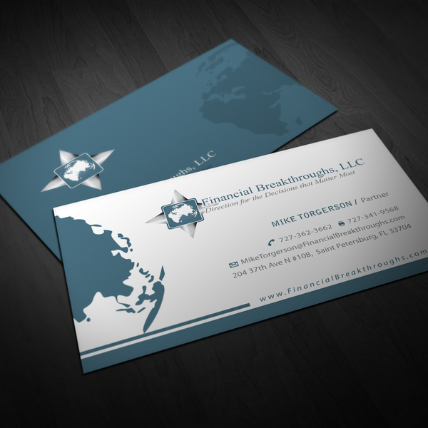 New stationery wanted for Financial Breakthroughs, LLC