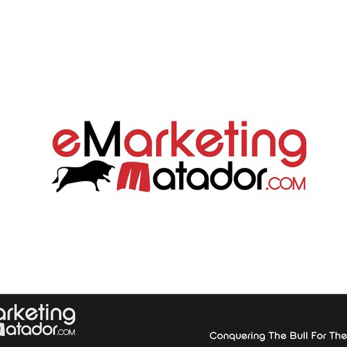 Logo/Header Image for eMarketingMatador.com  Ontwerp door JonathanS