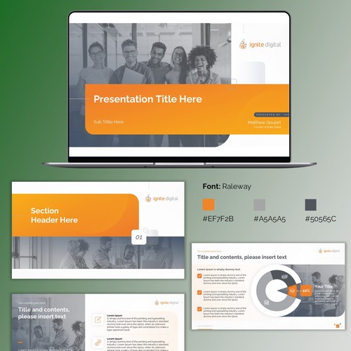 Branded Powerpoint/Slides Presentation Design by papanaga