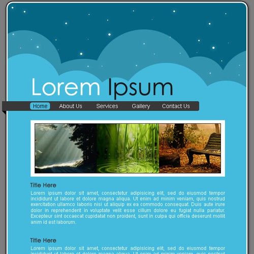 1-3 Page Website Template Design von Boneless Bangus