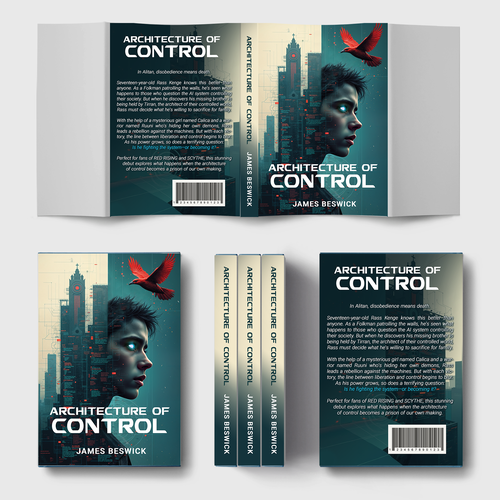 Looking for a truly unique YA dystopian book cover design that stands out Design by Alexandr_up
