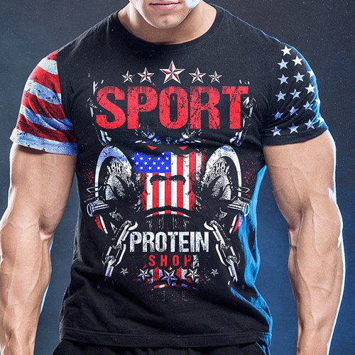 Tee shirt muscu fitness bodybuilding T shirt contest 99designs