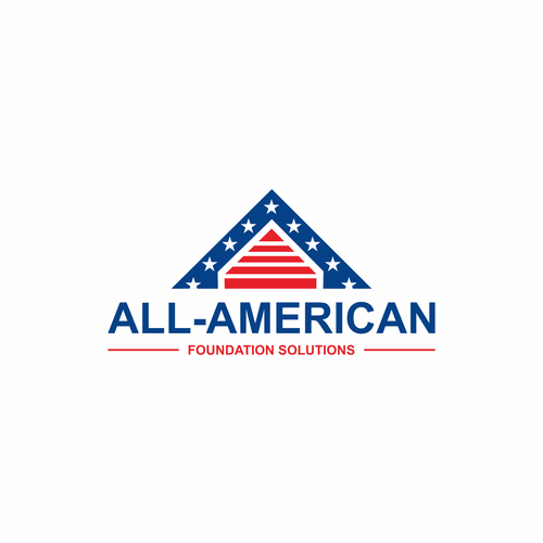 All-American Foundation Solutions Company Logo Design by umaira_99