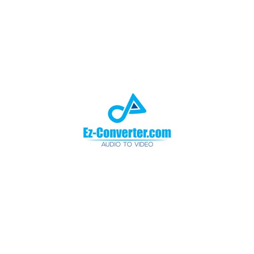ez-converter logo: audio to video Design by Alam_H