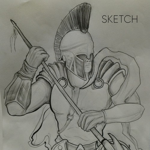 Spartan Tattoo Design by melihyalin