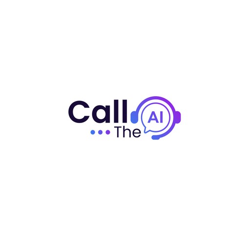 AI Communication Logo Design by The Deno