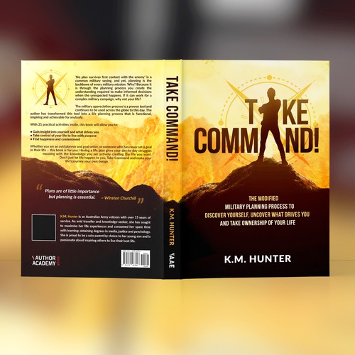 Design my book cover to Take Command! Design by GrafiqueX