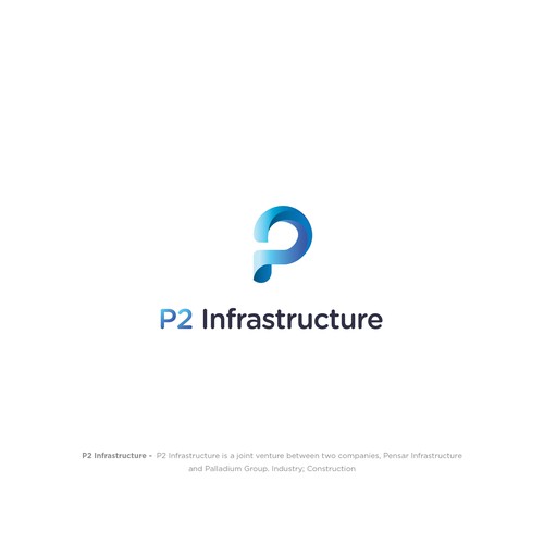 P2 Infrastructure Logo Design Design réalisé par t.ka