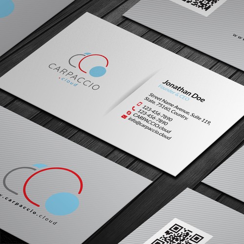 Give more muscle to research with graphic ID for CARPACCIO.cloud Design by DesignsTRIBE