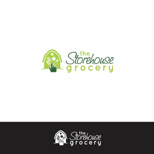 the Storehouse Grocery logo Design by Yulia Hudson