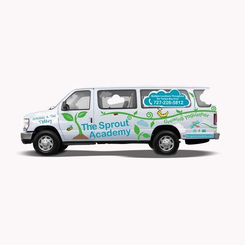 15 passenger van wrap for preschool デザイン by Danatrem