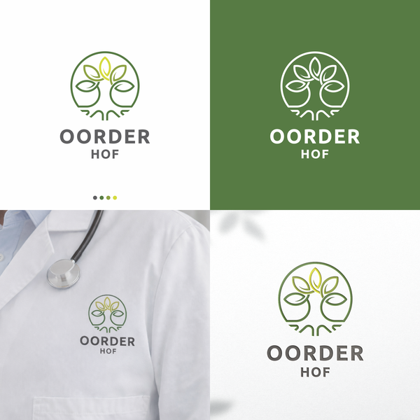 Design by MWN_13 titled "Oorder Hof — Visual Identity for a Modern Ambulatory Care Community"