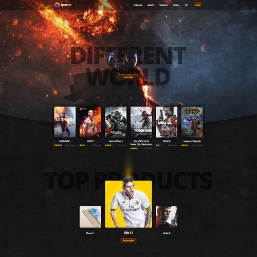 Spotnet website Design von Envaios