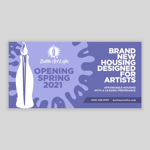 Show Us Your Creative Side with a Banner for New Artist Housing Design by EyeQ Creative