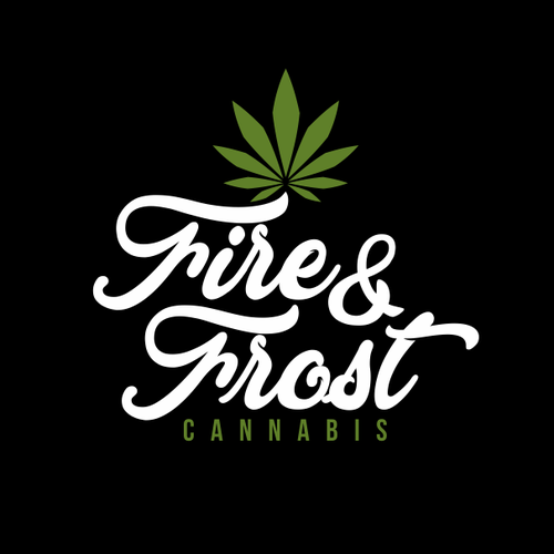 Fresh "Hipster Feel" Logo Design for Fire and Frost Cannabis Logo