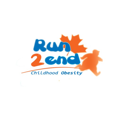 Run 2 End : Childhood Obesity needs a new logo Ontwerp door Suvetha