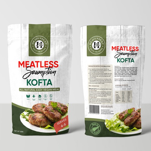 Designs | Meatless Pouches for Vegan Food Packing | Product packaging ...