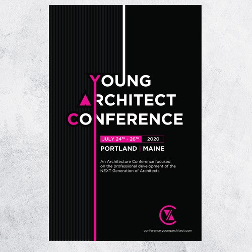 Poster Design for Millennial Architecture Conference Design by _Blue_