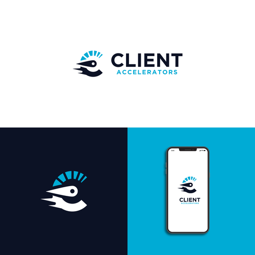 App & Website Logo Client Accelerators Design by Rigline®