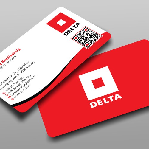 DELTA Business Card Relaunch Design réalisé par prosenjit_P