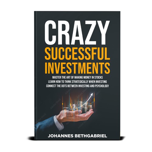 Powerful Book Cover for an Investing book that helps to Build Wealth in the Stock Market Design by T.Primada