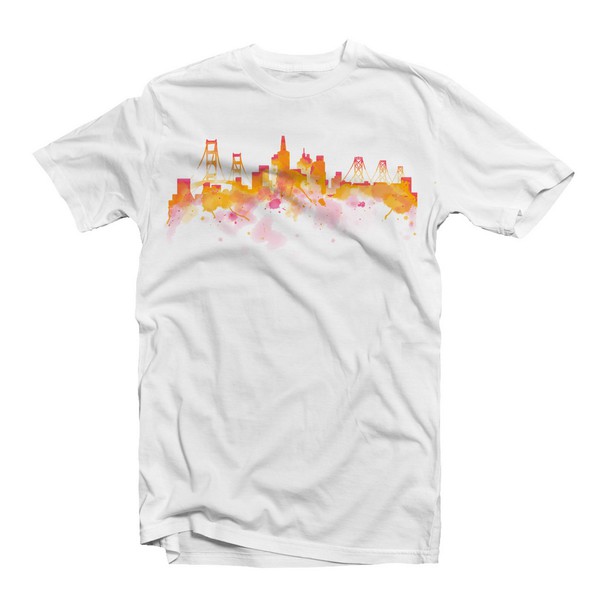 Cities abtstract image for t-shirt
