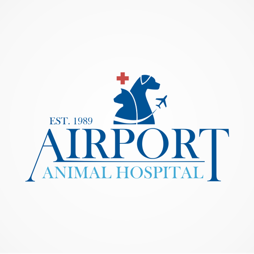 Create the next logo for Airport Animal Hospital Réalisé par TwoStarsDesign