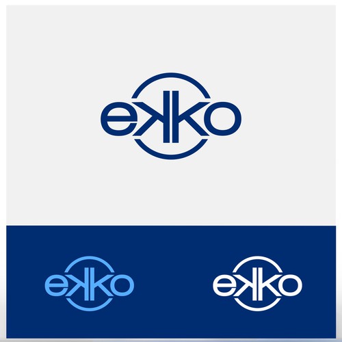 SIMPLE LOGO - ekko Letters then dm after Design by namanama