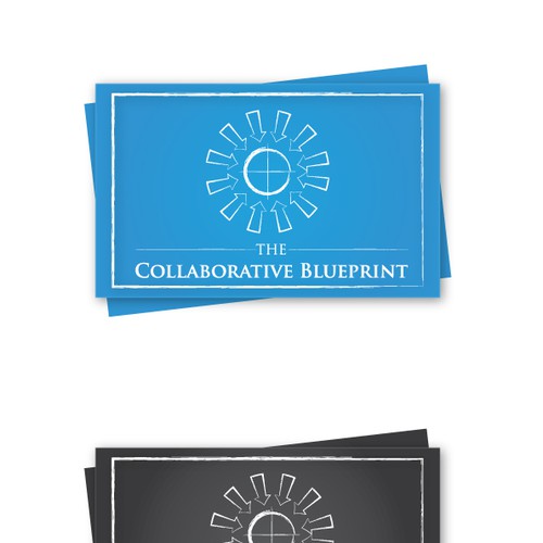 Create the next logo for The Collaborative Blueprint Design by blackdog.digital