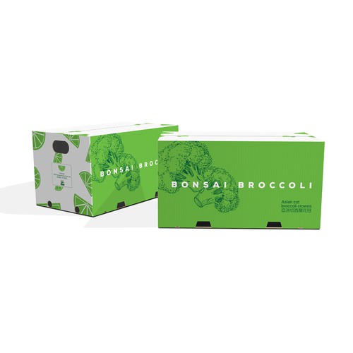 Broccoli Box Design Design by Shisiouk