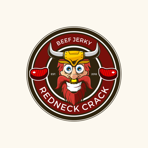 Redneck Crack Beef Jerky Logo design contest