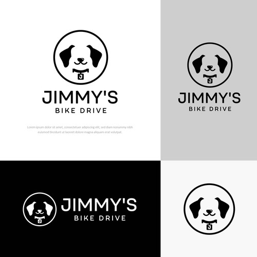 Logo for a bicycle fundraiser and somehow incorporating a black lab Design por Danielle Curtis