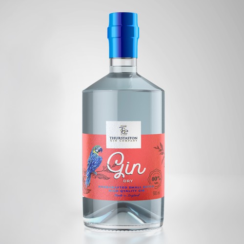 I am looking for the ultimate standout gin bottle label ,fresh ,colourful ,vibrant ,not to serious Design by ODDER STUDIO