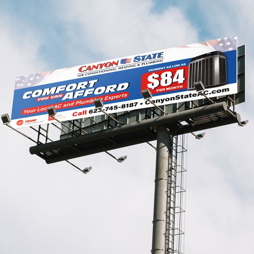 Design An Eye-Catching Billboard For An HVAC Company Design by RockPort ★ ★ ★ ★ ★