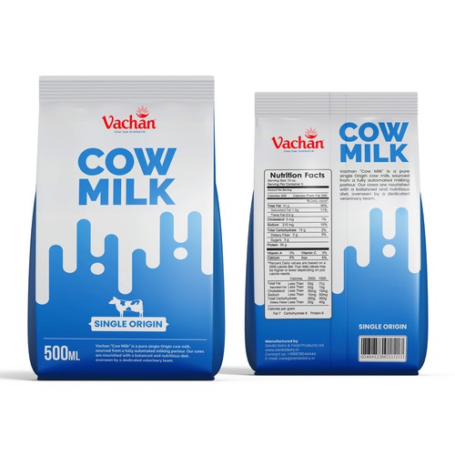 Vachan Cow Milk Design by Experiva