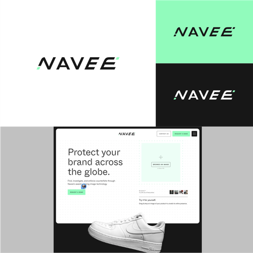 Powerful anti-counterfeiting logo for our startup! Design by 71Z Dezign