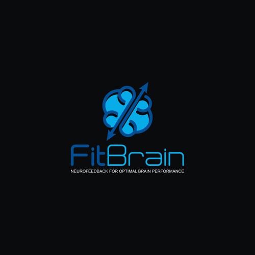 Brains need your creative brain! Simple Logo for a Neurofeedback business. Design by MarJoe