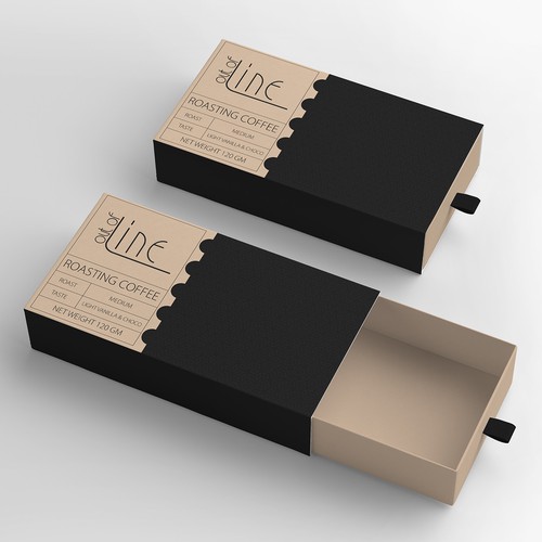 Coffee beans & boxes backage Design by sadiaafrinrumky