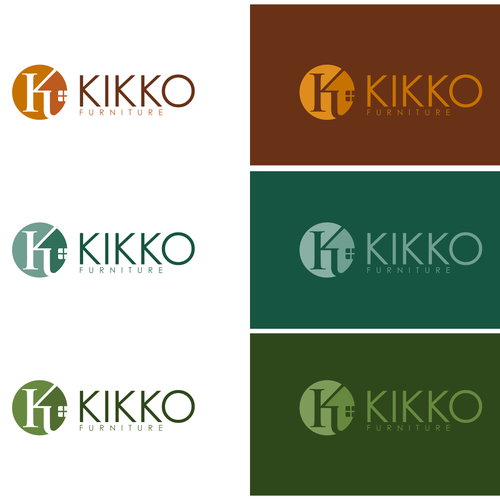 KibokiboさんのKikko Home furnishing - Logo for Retail store design contest!!デザイン