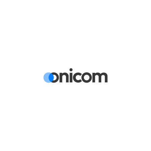 Create a modern, elegant, and professional logo for Onicom Design by iz.