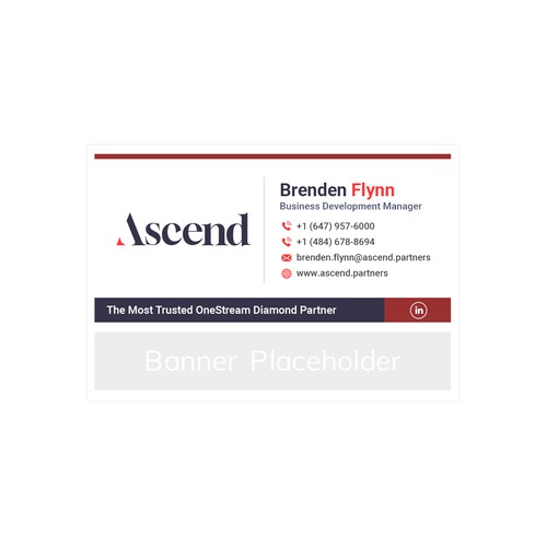 Design di Ascend Partners New Branded Email Signature di Design"R