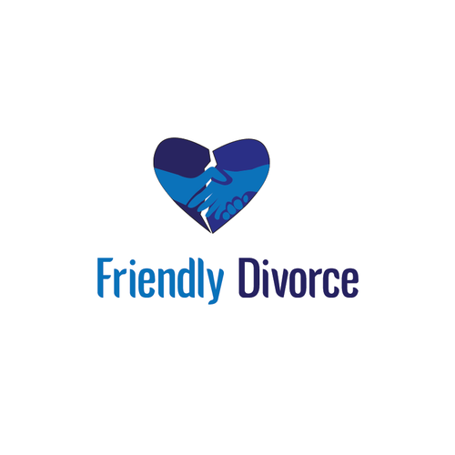 Friendly Divorce Logo Diseño de Anca Designs