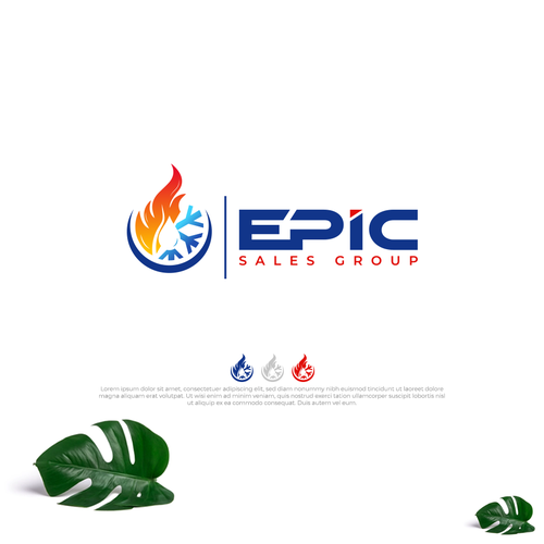 Design a simple yet bold logo for our new HVAC & Plumbing sales group! Design by Naztudio