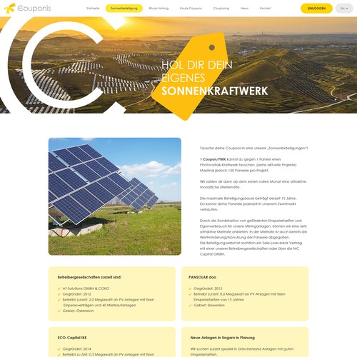 Web page design contest entry by Steve Sen ⚡️⚡️