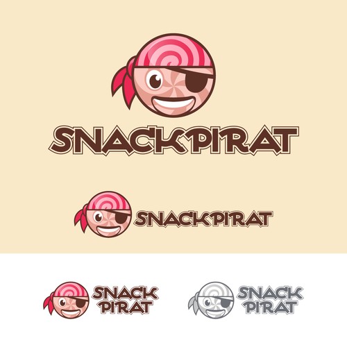 Pirate style logo for a food store (candy, snacks, beverages) Design by Nevermind™