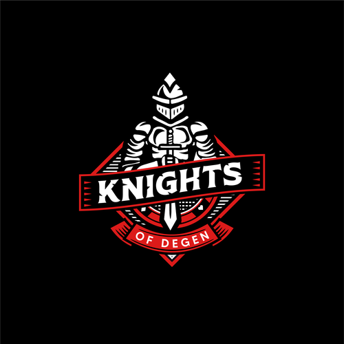 "Knights of Degen" Logo and Branding Design by HG | Designs