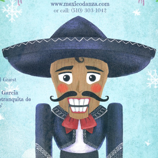 Design by Emily N. titled "Nutcracker design for Ballet Folklórico México Danza"