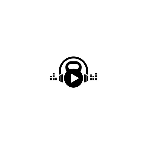 Workout Music Logo Réalisé par Rushiraj's ART™️✅